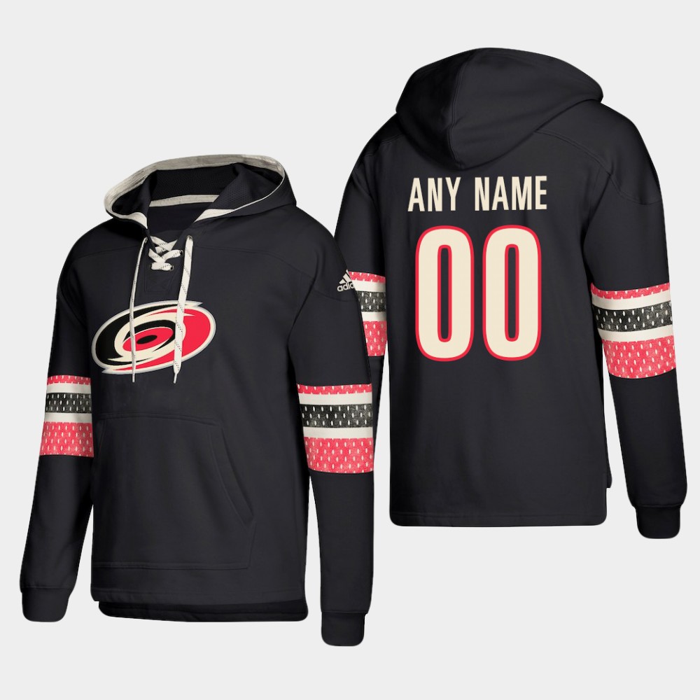 Cheap Men NHL Carolina Hurricanes Custom Pullover Hoodie Black jerseys